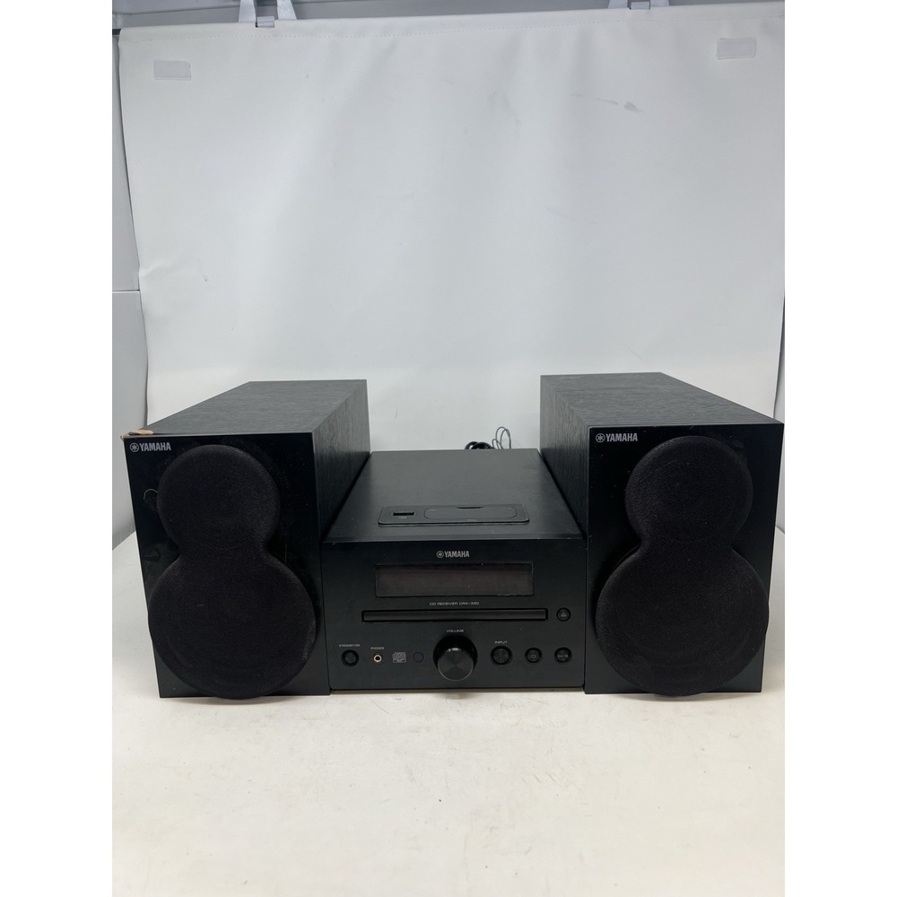 Yamaha CRX-330 PianoCraft CD Receiver w/ Speakers & Remote Tested